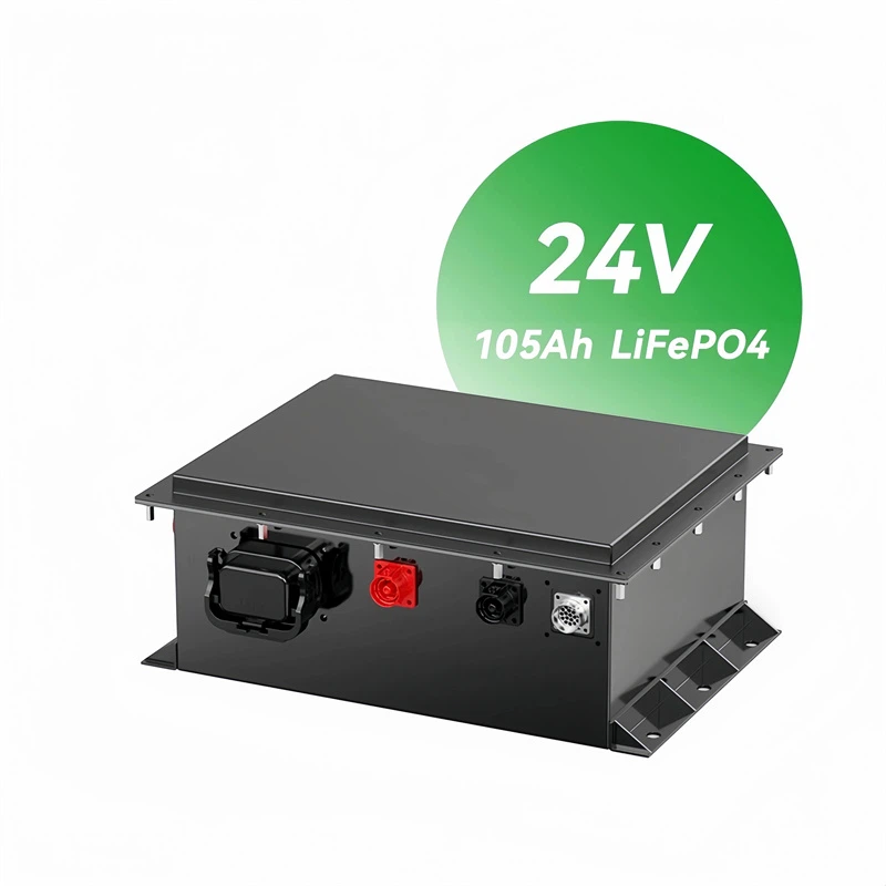 24 V 105AH LIFEPO4 Baterija, skirta oro darbo platformos akumuliatoriui